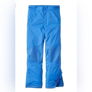 New L. L. Bean Kids' Insulated Cold Buster Blue Ski Snow Pants Size 8